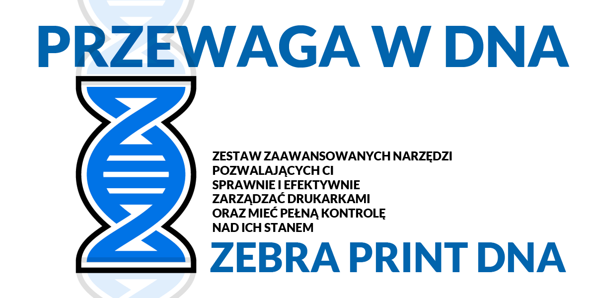 Zestaw narzędzi ZEBRA PrintDNA do efektywnej pracy drukarek